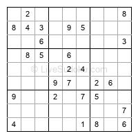 Play medium daily sudoku number 808794