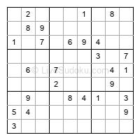 Play medium daily sudoku number 820820