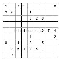 Play medium daily sudoku number 852137