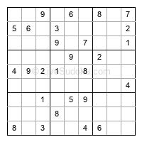 Play medium daily sudoku number 856762