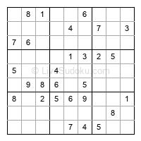 Play medium daily sudoku number 864651