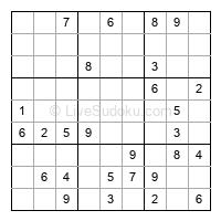 Play medium daily sudoku number 911179