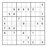 Play medium daily sudoku number 912282