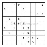 Play medium daily sudoku number 915621