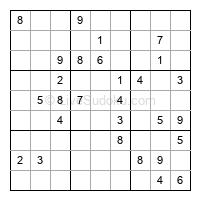 Play medium daily sudoku number 935609