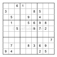 Play medium daily sudoku number 947021