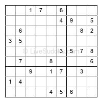 Play medium daily sudoku number 951616