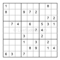 Play medium daily sudoku number 968251