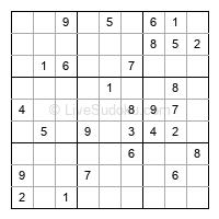 Play medium daily sudoku number 973590