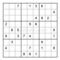 Play medium daily sudoku number 999096